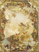 Giovanni Battista Tiepolo Allegory of the Planets and Continents Spain oil painting artist